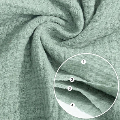 Lot de 5 Débarbouillettes Bébé en Gaze de Coton – Lingettes Douces & Serviettes Visage